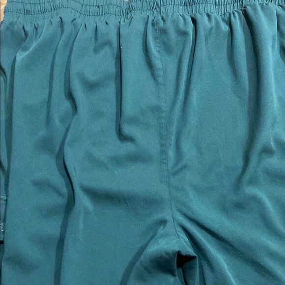 Torrid Deep‎ Teal Stretch Challis Wide Leg Cargo Pants | Size 2R (2X) | NWT - Picture 8 of 13